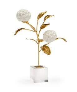 Chelsea House Small Hydrangea On Stand DECOR