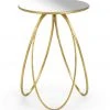 Chelsea House Tri-Leg Gold Side Table