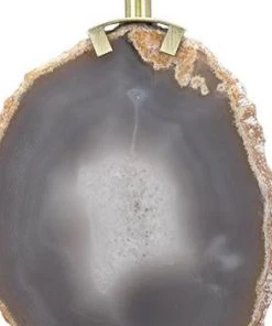 Table Lamps Jamie Young Agate Slice Table Lamp In Natural Lavendar Agate & Antique Brass Metal 5 Table Lamps Jamie Young Agate Slice Table Lamp In Natural Lavendar Agate & Antique Brass Metal