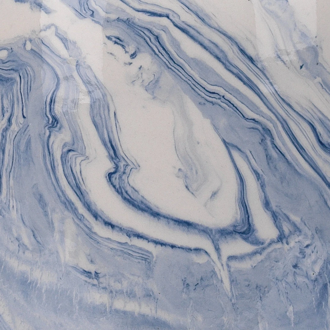 Jamie Young Atmosphere Table Lamp In Blue & White Ceramic Swirl With Small Drum Shade In White Linen Table Lamps 4 Jamie Young Atmosphere Table Lamp In Blue & White Ceramic Swirl With Small Drum Shade In White Linen Table Lamps