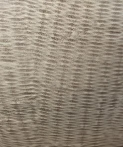 Jamie Young Basketweave Table Lamp In Off White Ceramic With Medium Open Cone Shade In Natural Linen