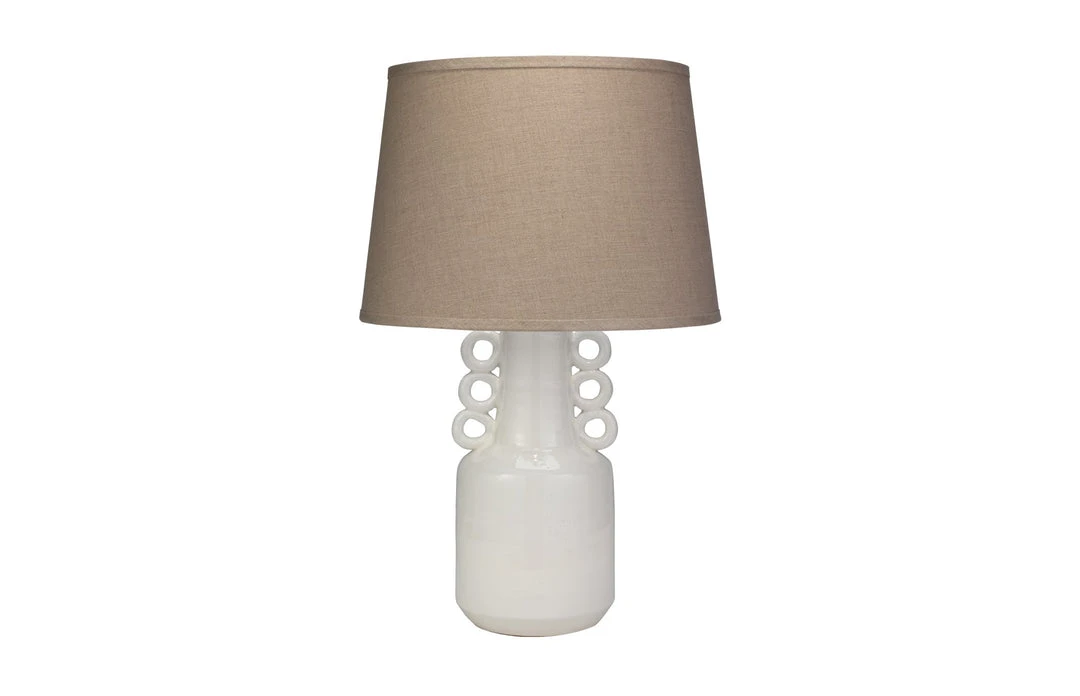 Jamie Young Circus Table Lamp In White Ceramic With Classic Cone Shade In Natural Linen Table Lamps 3 Jamie Young Circus Table Lamp In White Ceramic With Classic Cone Shade In Natural Linen Table Lamps