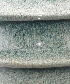 Jamie Young Cymbals Table Lamp In Blue Reactive Glaze Ceramic 5 Jamie Young Cymbals Table Lamp In Blue Reactive Glaze Ceramic