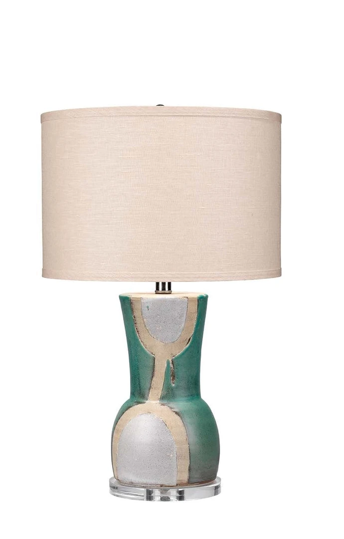 Table Lamps Jamie Young Estel Table Lamp In Aqua, Cream & Natural Ceramic 3 Table Lamps Jamie Young Estel Table Lamp In Aqua, Cream & Natural Ceramic