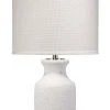 Table Lamps Jamie Young Gilbert Table Lamp In Textured Matte White Cement 2 Table Lamps Jamie Young Gilbert Table Lamp In Textured Matte White Cement