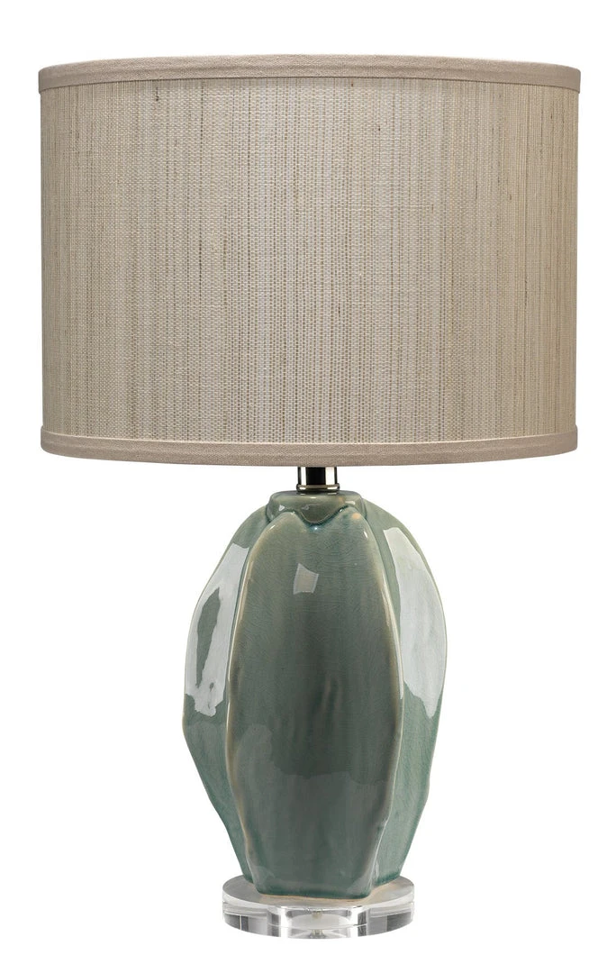 Jamie Young Hermosa Table Lamp In Teal Ceramic With Drum Shade In Elephant Hemp Table Lamps 3 Jamie Young Hermosa Table Lamp In Teal Ceramic With Drum Shade In Elephant Hemp Table Lamps