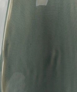 Jamie Young Hermosa Table Lamp In Teal Ceramic With Drum Shade In Elephant Hemp Table Lamps