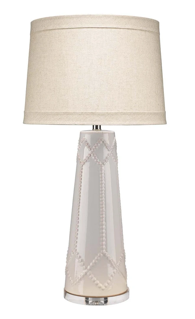Jamie Young Hobnail Table Lamp In Off White Ceramic 3 Jamie Young Hobnail Table Lamp In Off White Ceramic