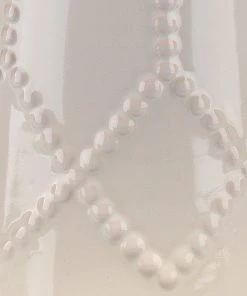 Jamie Young Hobnail Table Lamp In Off White Ceramic