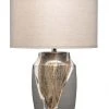 Table Lamps Jamie Young Landslide Table Lamp In Matte Grey Ceramic W/ Beige & White Drip 2 Table Lamps Jamie Young Landslide Table Lamp In Matte Grey Ceramic W/ Beige & White Drip