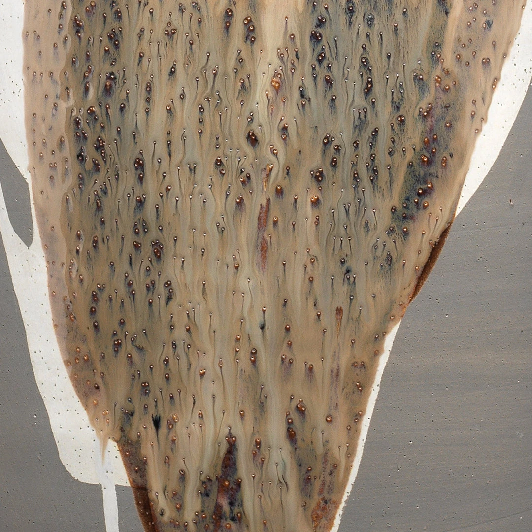 Table Lamps Jamie Young Landslide Table Lamp In Matte Grey Ceramic W/ Beige & White Drip 4 Table Lamps Jamie Young Landslide Table Lamp In Matte Grey Ceramic W/ Beige & White Drip