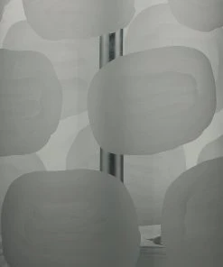 Table Lamps Jamie Young Pebble Table Lamp, Large In Grey Glass With Large Drum Shade In White Linen 5 Table Lamps Jamie Young Pebble Table Lamp, Large In Grey Glass With Large Drum Shade In White Linen