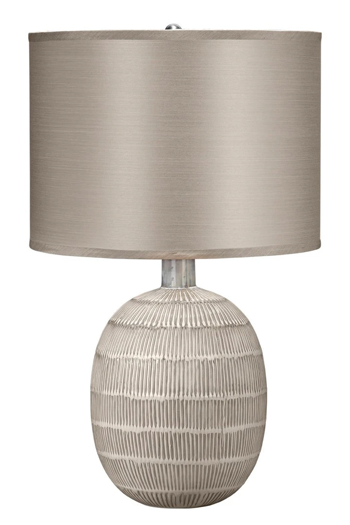 Jamie Young Prairie Table Lamp In Beige & Off White Patterned Ceramic Table Lamps 3 Jamie Young Prairie Table Lamp In Beige & Off White Patterned Ceramic Table Lamps