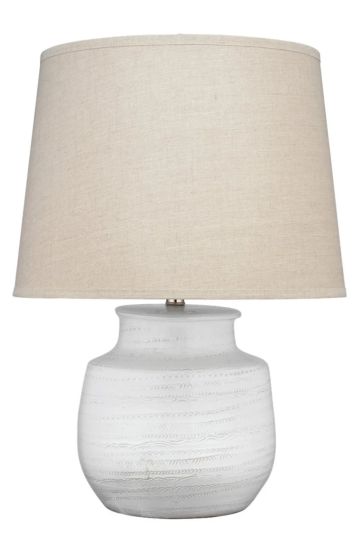 Jamie Young Small Trace Table Lamp In White Ceramic With Large Cone Shade In Natural Linen Table Lamps 3 Jamie Young Small Trace Table Lamp In White Ceramic With Large Cone Shade In Natural Linen Table Lamps