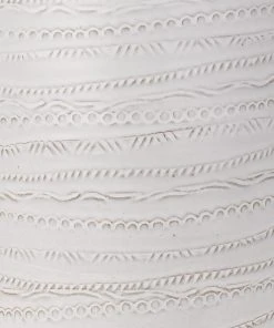 Jamie Young Trace Table Lamp In White Ceramic With Large Drum Shade In White Linen 5 Jamie Young Trace Table Lamp In White Ceramic With Large Drum Shade In White Linen