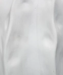 Jamie Young Urchin Table Lamp In Matte White With Large Cone Shade In White Linen