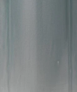 Jamie Young Woodstock Table Lamp In Mist Blue Glass With Oval Rectangle Shade In White Linen Table Lamps