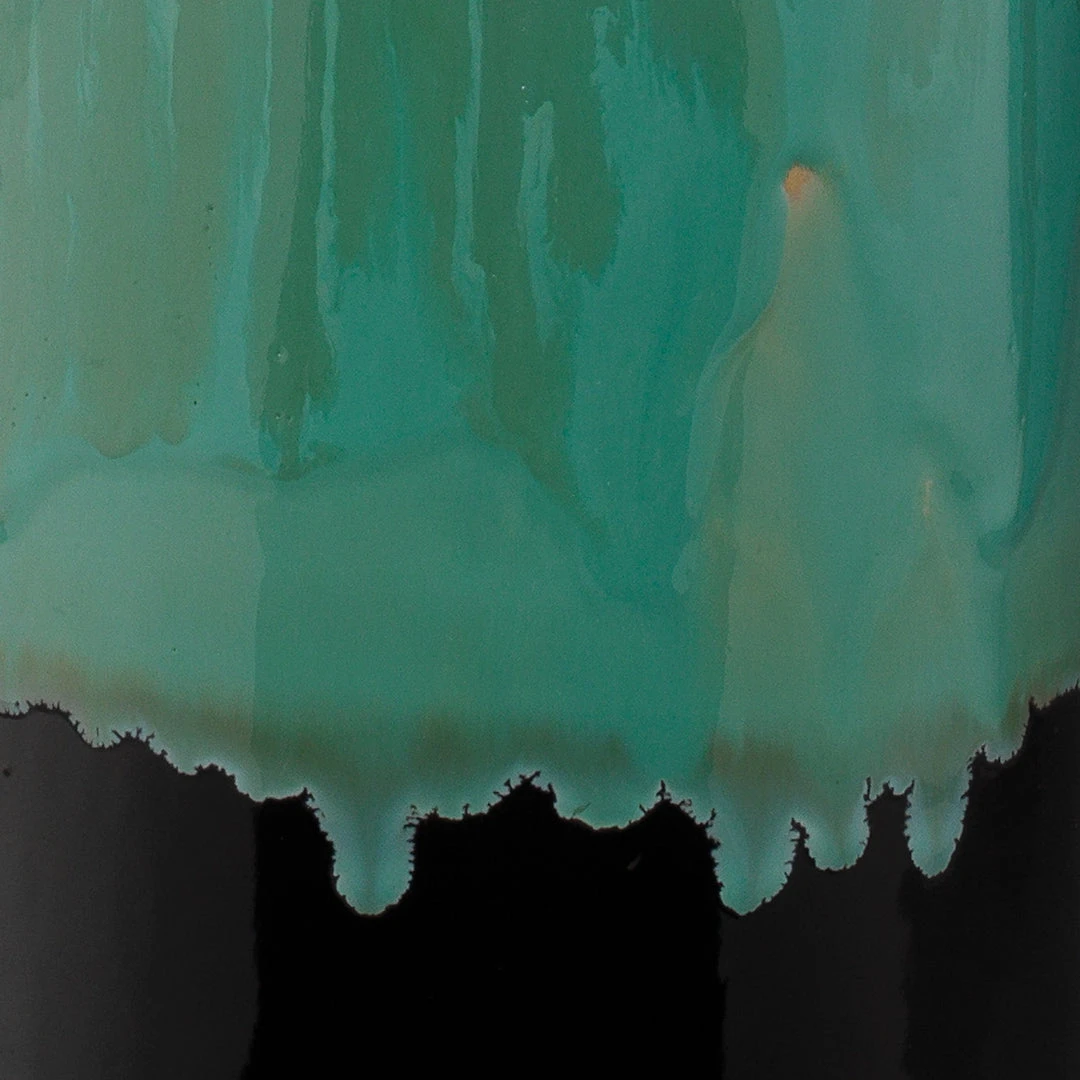 Jamie Young Wythe Table Lamp In Aqua, Black & Cream Glaze Ceramic Table Lamps 4 Jamie Young Wythe Table Lamp In Aqua, Black & Cream Glaze Ceramic Table Lamps