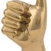 DECOR Noir QS Thumbs Up, Brass
