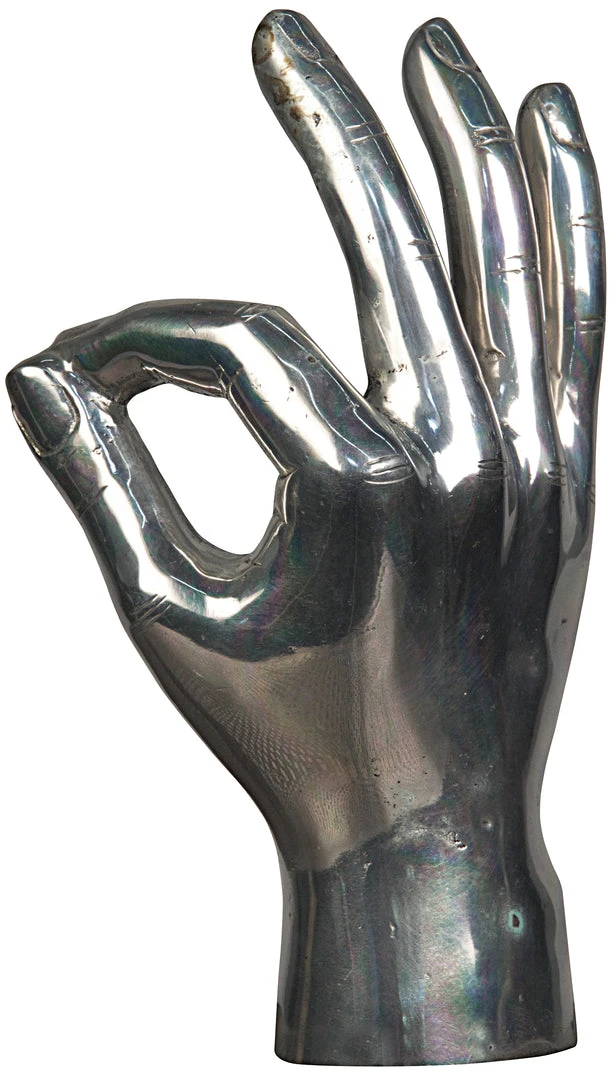 Noir QS Ok Sign, Silver DECOR 3 Noir QS Ok Sign, Silver DECOR