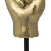 Noir Peace Sign On Stand, Brass DECOR 2 Noir Peace Sign On Stand, Brass DECOR