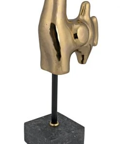 DECOR Noir Goker, Brass With Stand