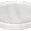 DECOR Noir 20, Round Tray, White Stone
