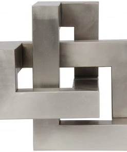 Noir Illusion Object, Antique Silver DECOR