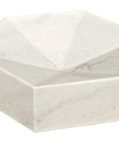 DECOR Noir Conda Tray, White Stone