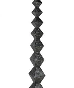 Noir Brancusi Sculpture, Cinder Black