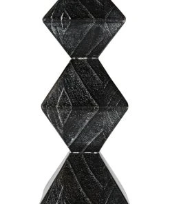 Noir Brancusi Sculpture, Cinder Black