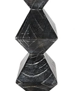 Noir Brancusi Sculpture, Cinder Black