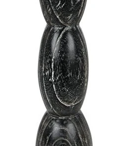 Noir Freia Sculpture, Cinder Black DECOR