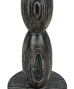 Noir Freia Sculpture, Cinder Black DECOR