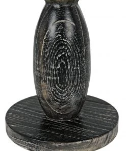 Noir Freia Sculpture, Cinder Black DECOR