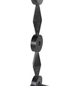 DECOR Noir Totem Sculpture, Cinder Black