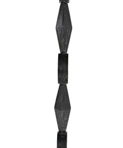 DECOR Noir Totem Sculpture, Cinder Black