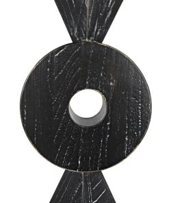 DECOR Noir Totem Sculpture, Cinder Black
