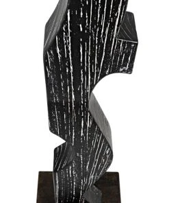 Noir Balper Sculpture, Cinder Black DECOR