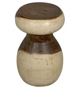 Noir Danza Stool, Mungur Wood