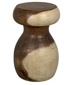 Noir Danza Stool, Mungur Wood