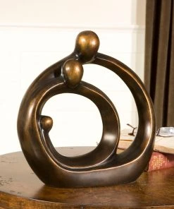 DECOR Uttermost Family Circles Bronze Figurine