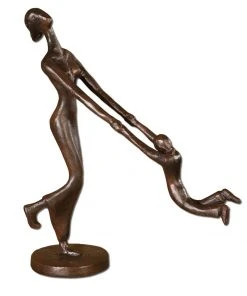 Uttermost At Play Mother & Child Sculpture