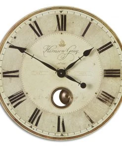 Uttermost Harrison Gray 23" Clock