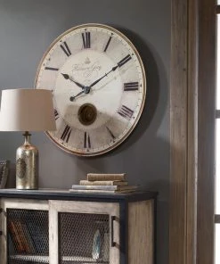 DECOR Uttermost Harrison Gray 30" Clock