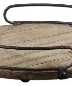 Uttermost Acela Round Wine Tray DECOR