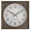 DECOR Uttermost Warehouse Wall Clock W/ Grill