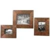 Uttermost Ambrosia Copper Photo Frames S/3 Picture Frames