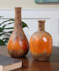 Uttermost Kadam Ceramic Vases S/2