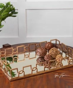 Uttermost Nicoline Mirrored Tray